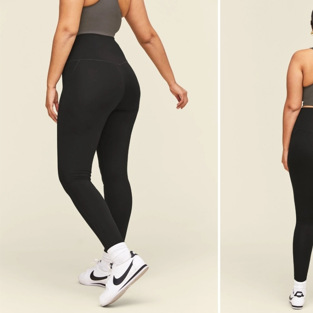 Girlfriend Collective Black High Rise Leggings